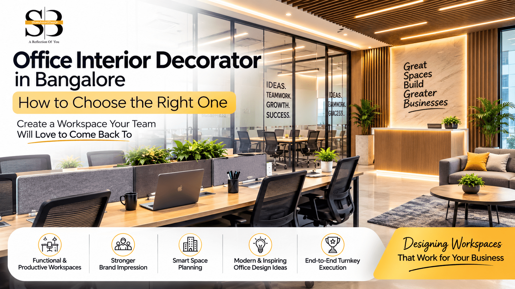Office interior decorator